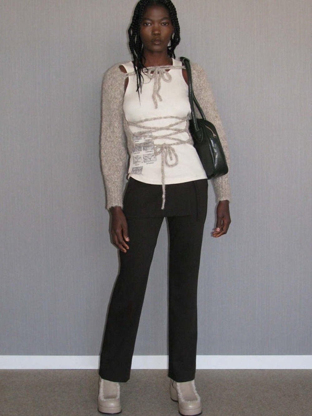 PALOMA WOOL reversible Sweater - Dark Charcoal - Picture 5 of 6